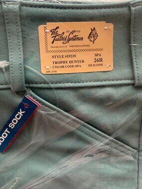 NWT Tailored Sportsman Spa Silicone Breeches - Size 26